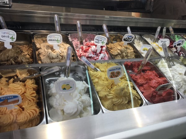 Italian ice creams