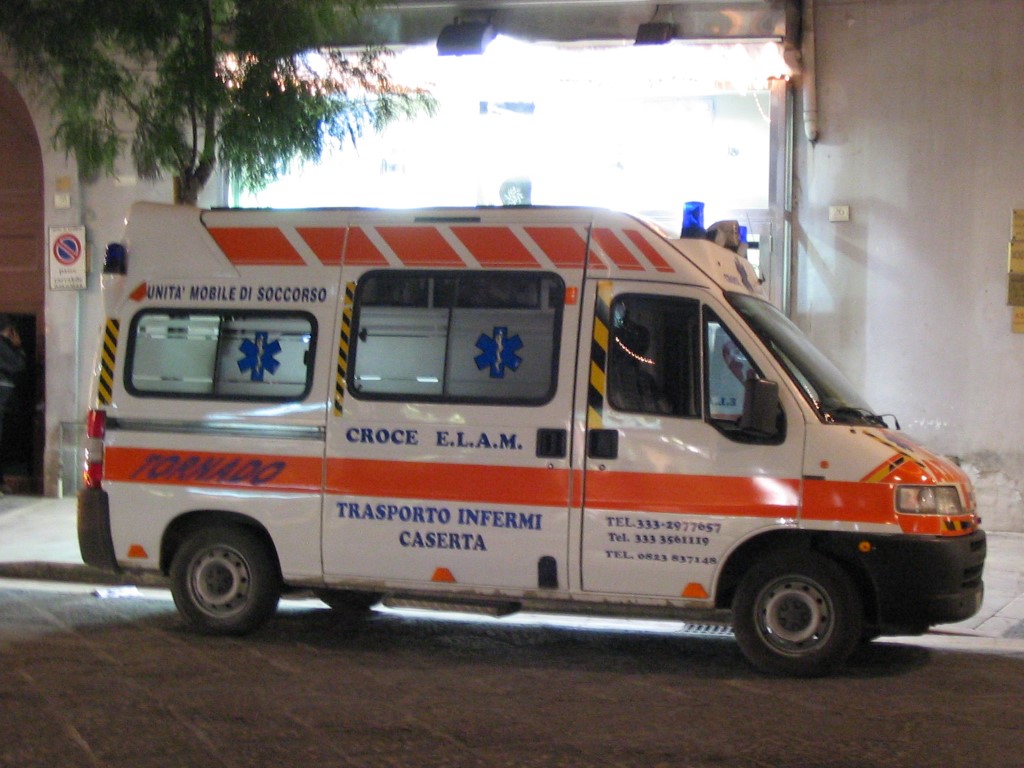 An ambulance in Italy
